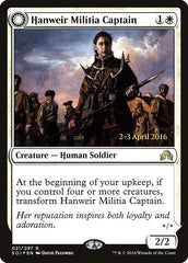 Hanweir Militia Captain // Westvale Cult Leader [Shadows over Innistrad Prerelease Promos] | Golgari Games