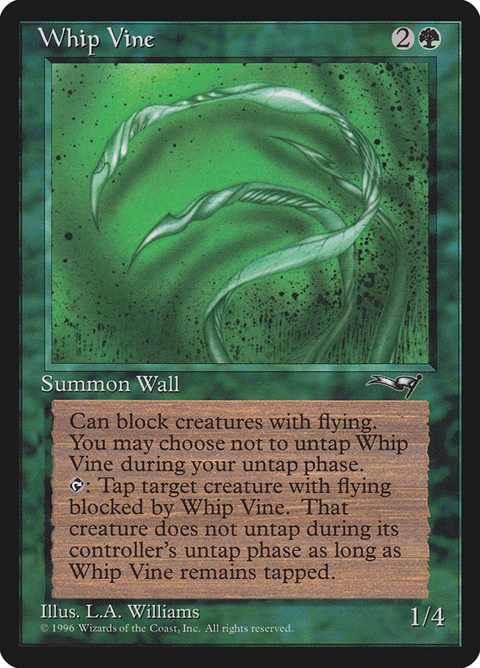 Whip Vine (No Birds) [Alliances] | Golgari Games