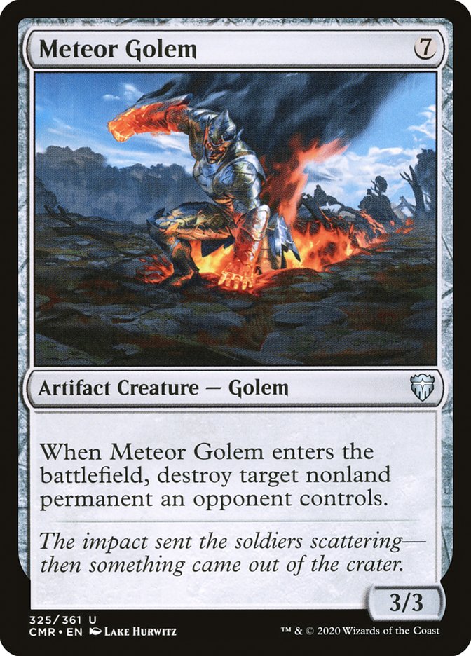 Meteor Golem (325) [Commander Legends] | Golgari Games