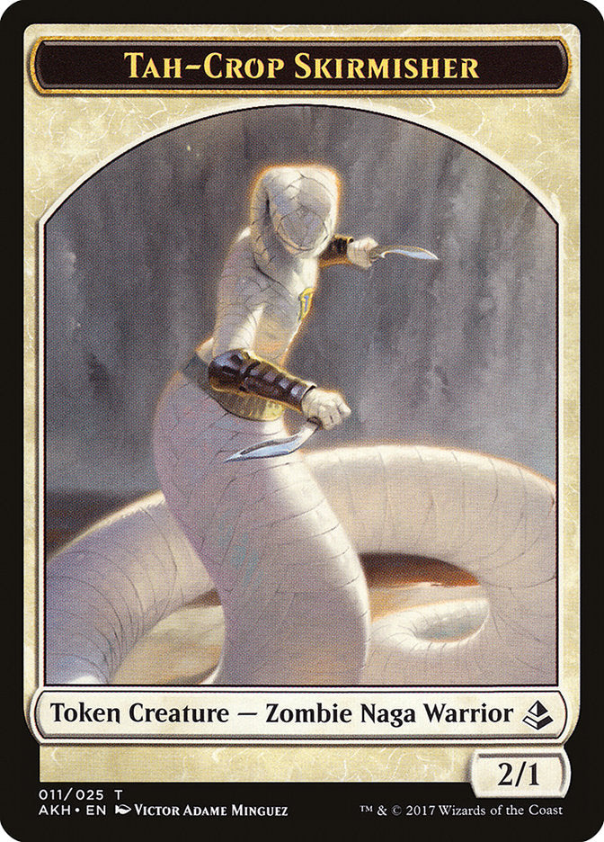 Tah-Crop Skirmisher // Cat Double-sided Token [Amonkhet Tokens] | Golgari Games