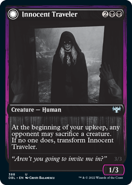 Innocent Traveler // Malicious Invader [Innistrad: Double Feature] | Local Legends