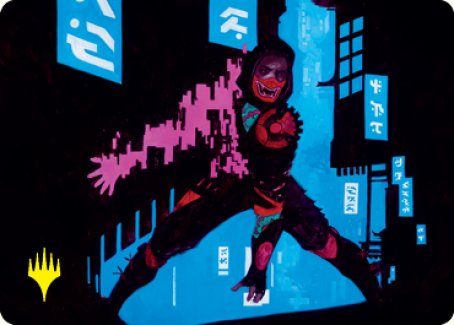 Return to Action Art Card (Gold-Stamped Signature) [Kamigawa: Neon Dynasty Art Series] | Local Legends