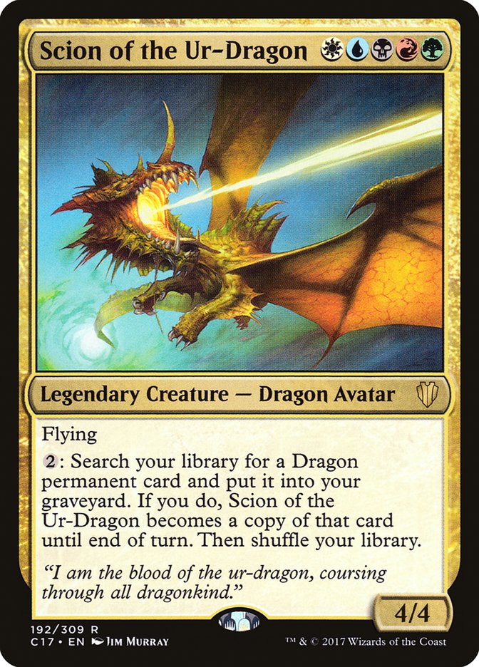 Scion of the Ur-Dragon [Commander 2017] | Golgari Games