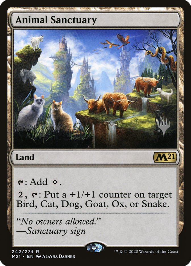 Animal Sanctuary (Promo Pack) [Core Set 2021 Promos] | Golgari Games