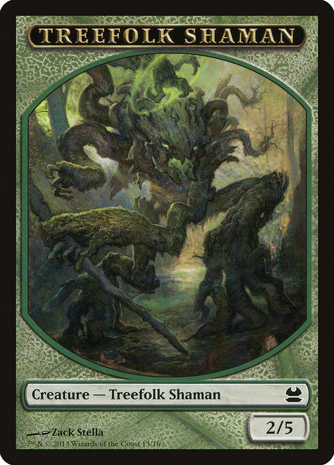 Treefolk Shaman Token [Modern Masters Tokens] | Golgari Games