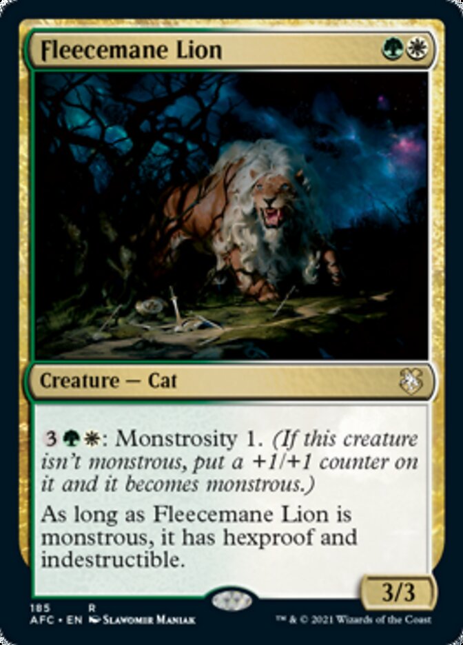 Fleecemane Lion [Dungeons & Dragons: Adventures in the Forgotten Realms Commander] | Local Legends