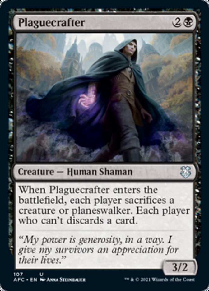 Plaguecrafter [Dungeons & Dragons: Adventures in the Forgotten Realms Commander] | Local Legends