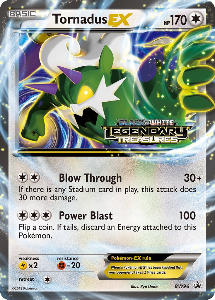 Tornadus EX (BW96) [Black & White: Black Star Promos] | Golgari Games