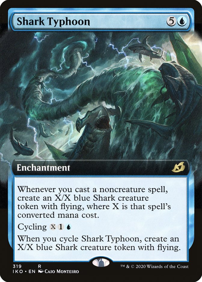 Shark Typhoon (Extended Art) [Ikoria: Lair of Behemoths] | Golgari Games