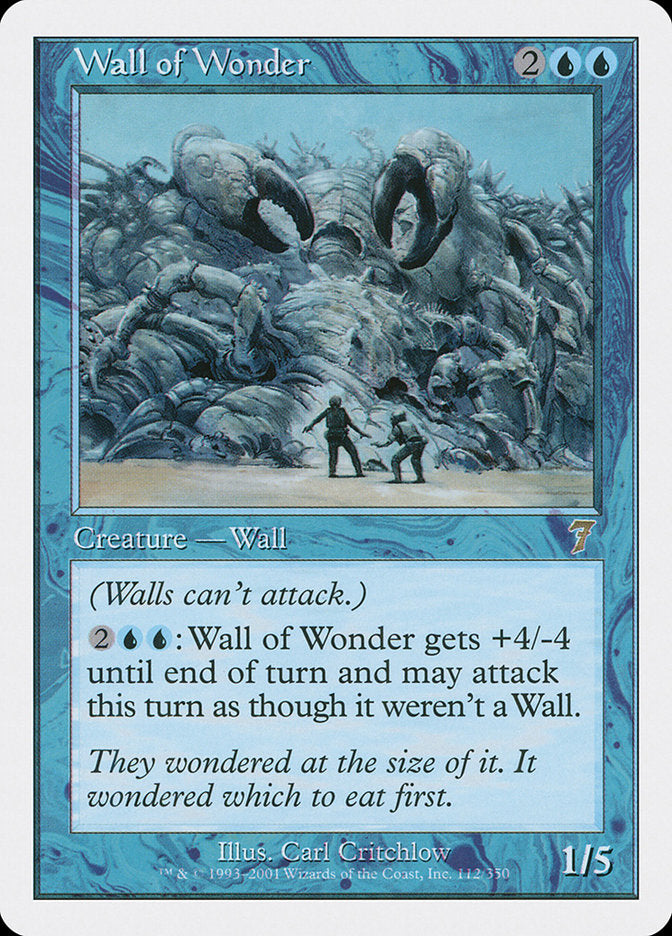 Wall of Wonder [Seventh Edition] | Local Legends