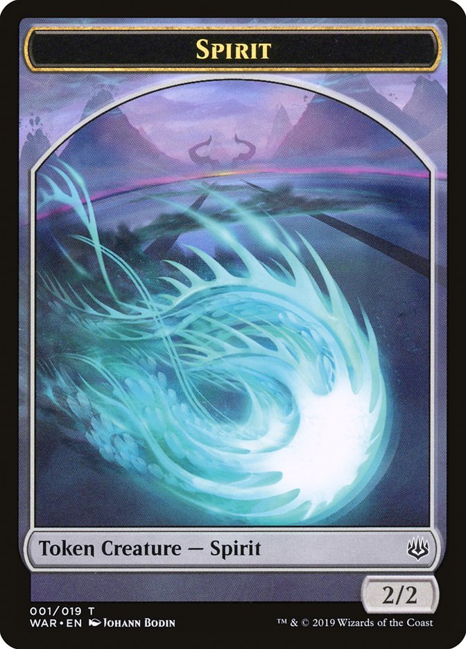 Spirit Token [War of the Spark Tokens] | Golgari Games