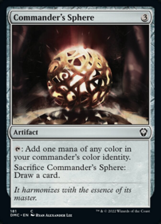 Commander's Sphere [Dominaria United Commander] | Golgari Games