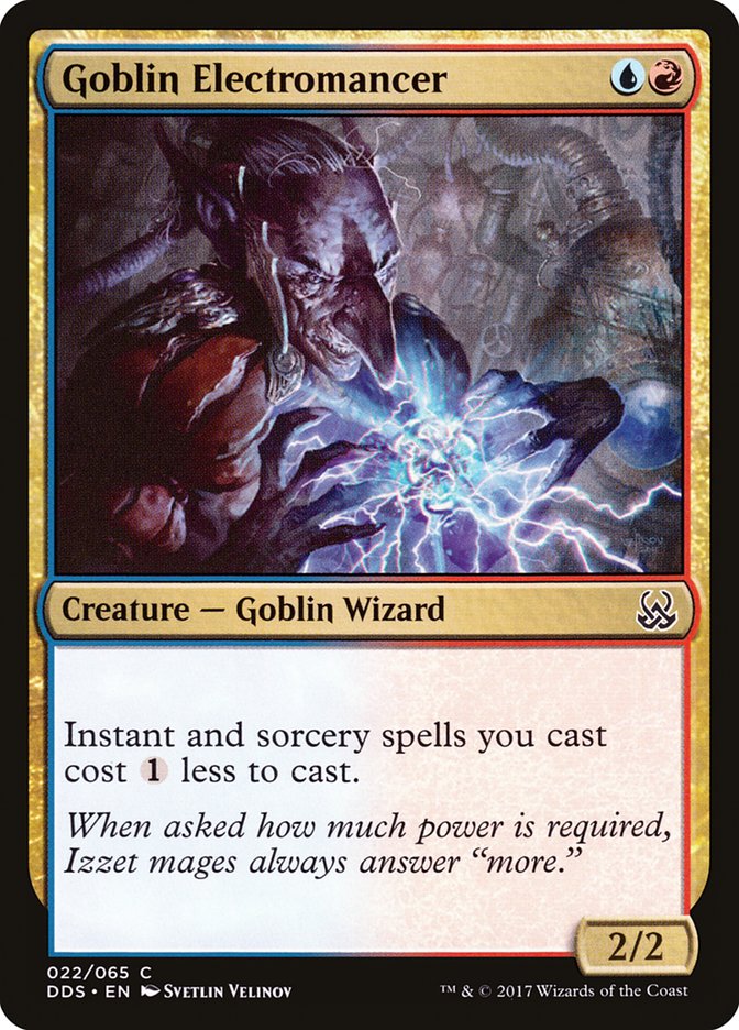 Goblin Electromancer [Duel Decks: Mind vs. Might] | Golgari Games