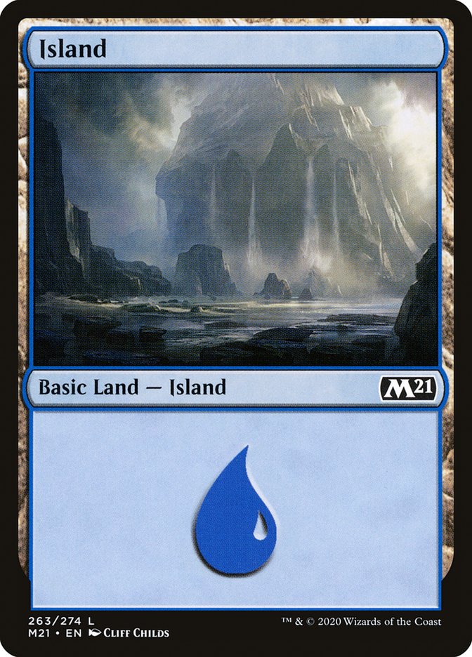 Island (263) [Core Set 2021] | Golgari Games