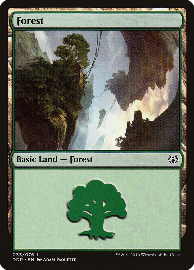 Forest (33) [Duel Decks: Nissa vs. Ob Nixilis] | Golgari Games