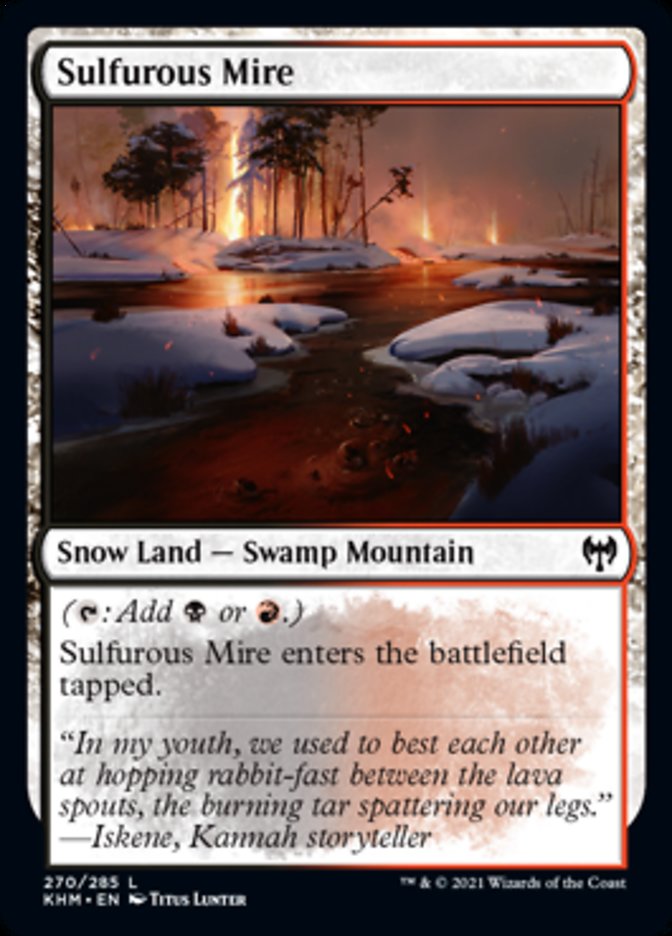 Sulfurous Mire [Kaldheim] | Golgari Games