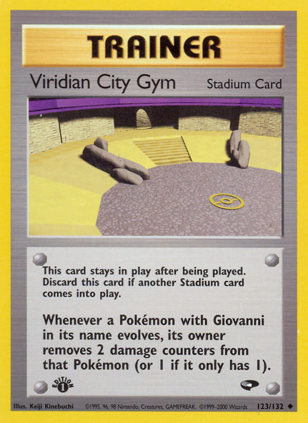 Viridian City Gym (123/132) [Gym Challenge 1st Edition] | Golgari Games