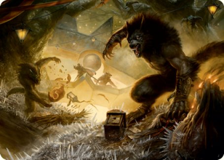 Storm the Festival Art Card [Innistrad: Midnight Hunt Art Series] | Local Legends