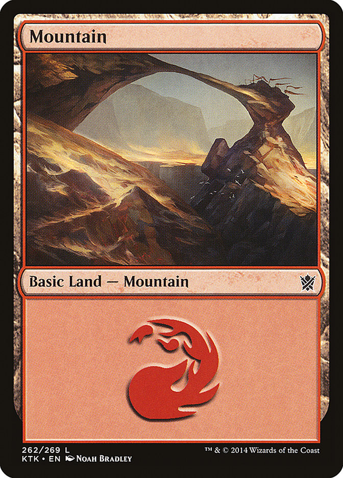 Mountain (262) [Khans of Tarkir] | Golgari Games