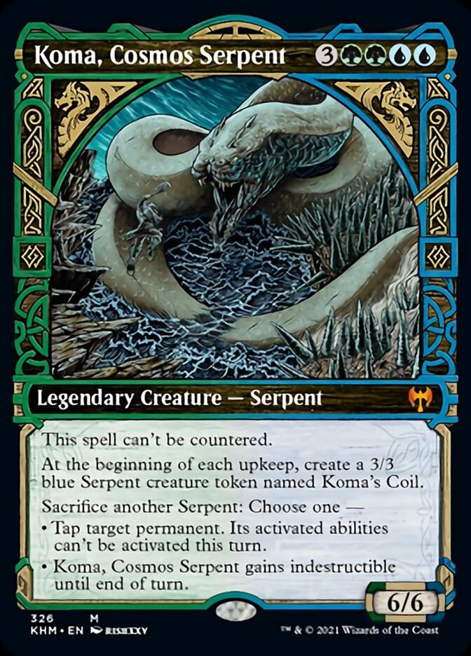 Koma, Cosmos Serpent (Showcase) [Kaldheim] | Local Legends