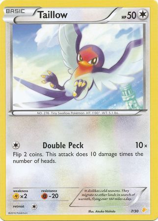 Taillow (7/30) [XY: Trainer Kit 3 - Pikachu Libre] | Golgari Games