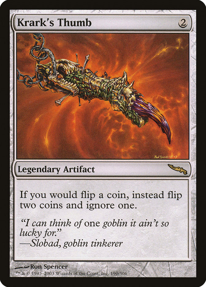 Krark's Thumb [Mirrodin] | Local Legends