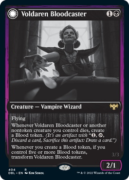 Voldaren Bloodcaster // Bloodbat Summoner [Innistrad: Double Feature] | Golgari Games