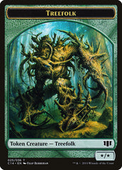 Treefolk // Wolf Double-sided Token [Commander 2014 Tokens] | Golgari Games