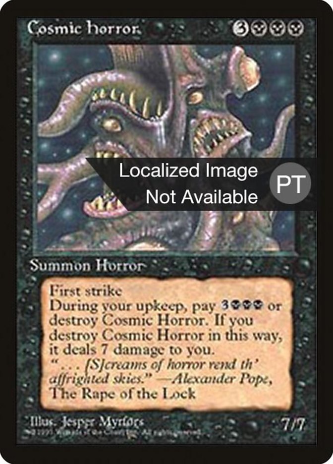 Cosmic Horror [Fourth Edition (Foreign Black Border)] | Golgari Games