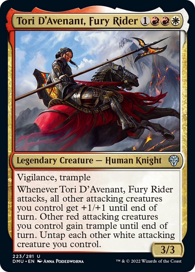 Tori D'Avenant, Fury Rider [Dominaria United] | Local Legends
