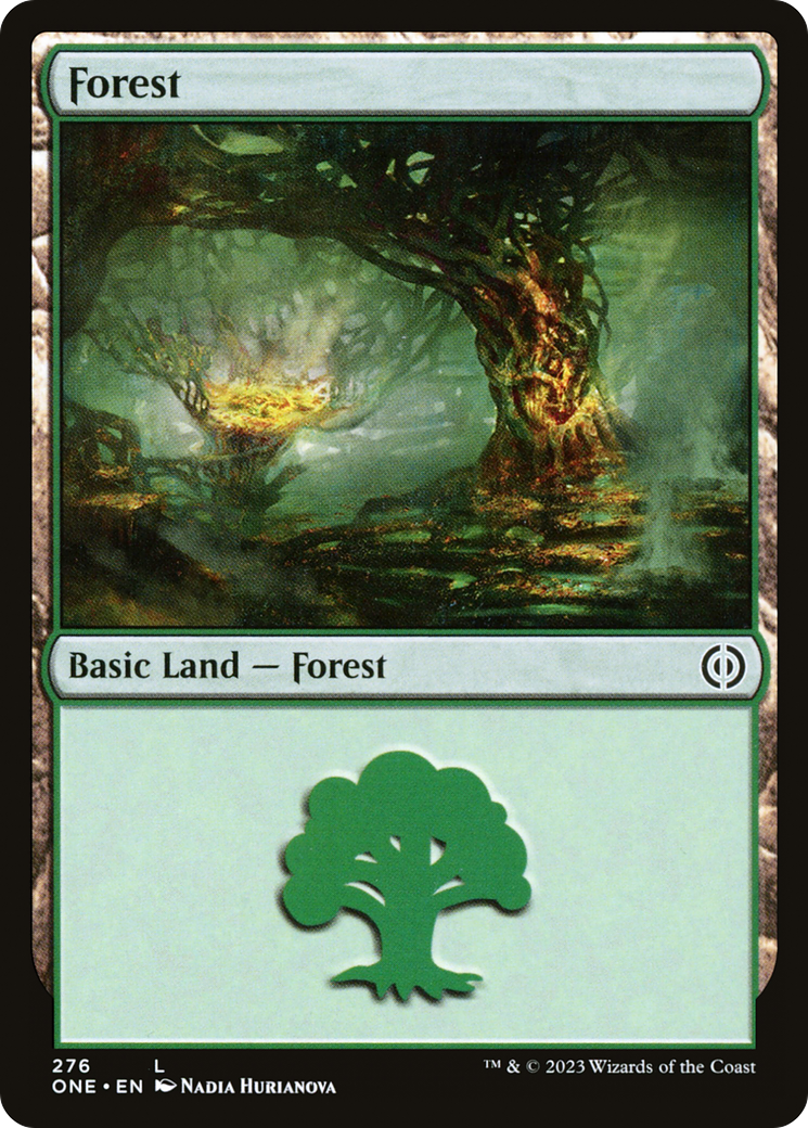 Forest (276) [Phyrexia: All Will Be One] | Local Legends