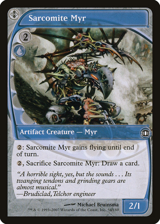 Sarcomite Myr [Future Sight] | Golgari Games