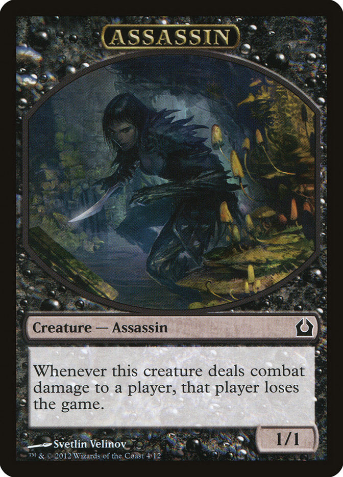 Assassin Token [Return to Ravnica Tokens] | Golgari Games