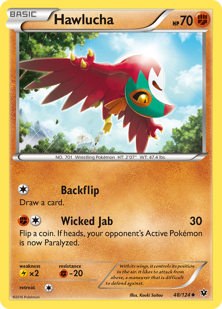 Hawlucha (48/124) [XY: Fates Collide] | Golgari Games