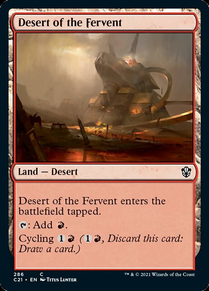 Desert of the Fervent [Commander 2021] | Golgari Games