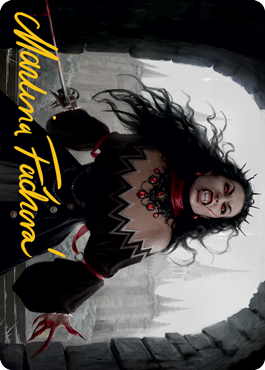 Voldaren Stinger Art Card (Gold-Stamped Signature) [Innistrad: Midnight Hunt Art Series] | Local Legends
