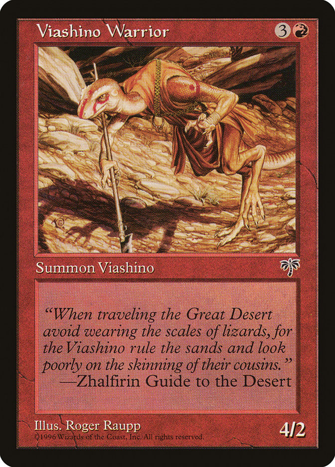 Viashino Warrior [Mirage] | Local Legends