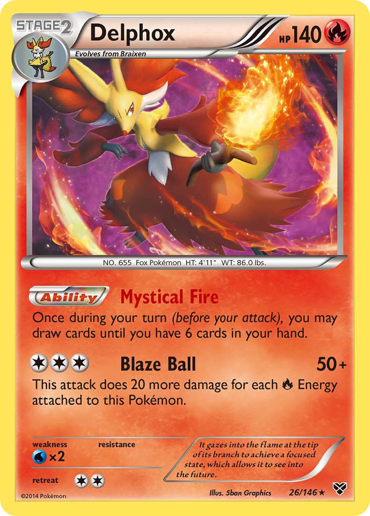 Delphox (26/146) (Theme Deck Exclusive) [XY: Base Set] | Golgari Games