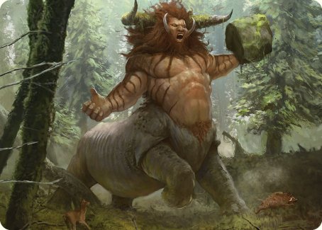 Stonehoof Chieftain Art Card [Commander Masters Art Series] | Local Legends