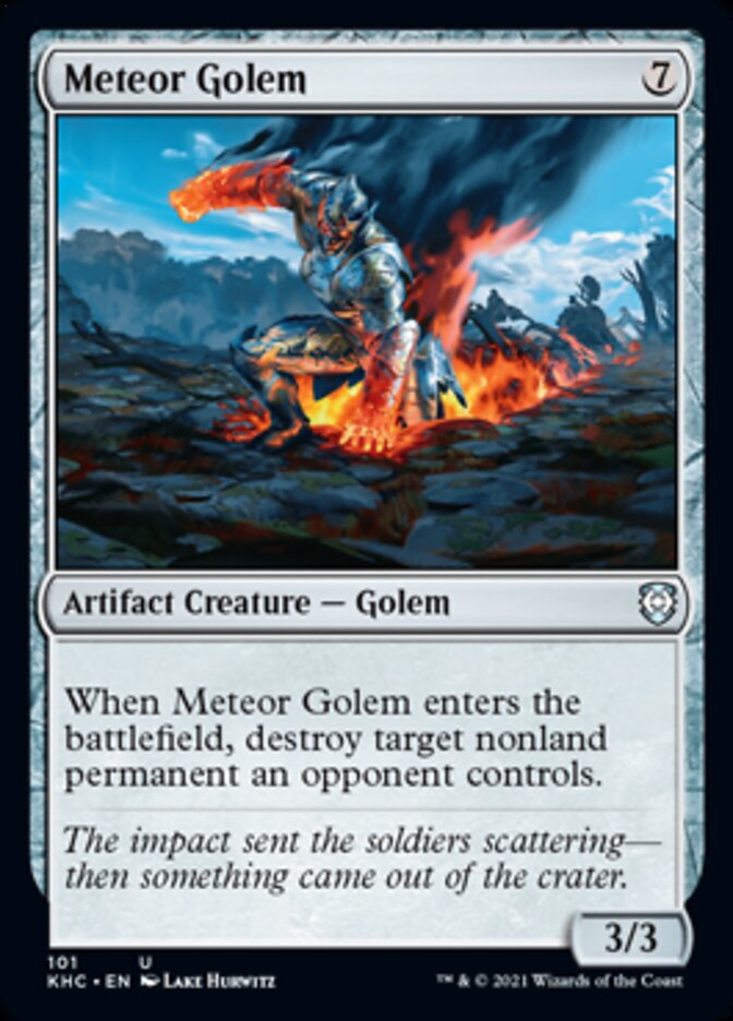 Meteor Golem [Kaldheim Commander] | Golgari Games