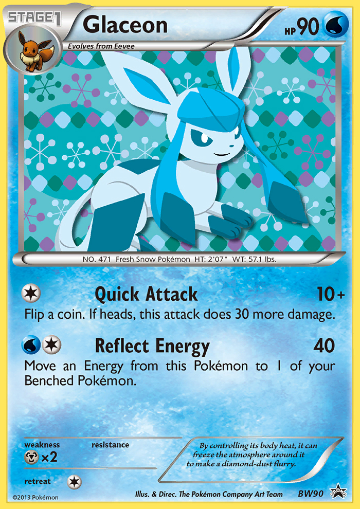 Glaceon (BW90) [Black & White: Black Star Promos] | Golgari Games