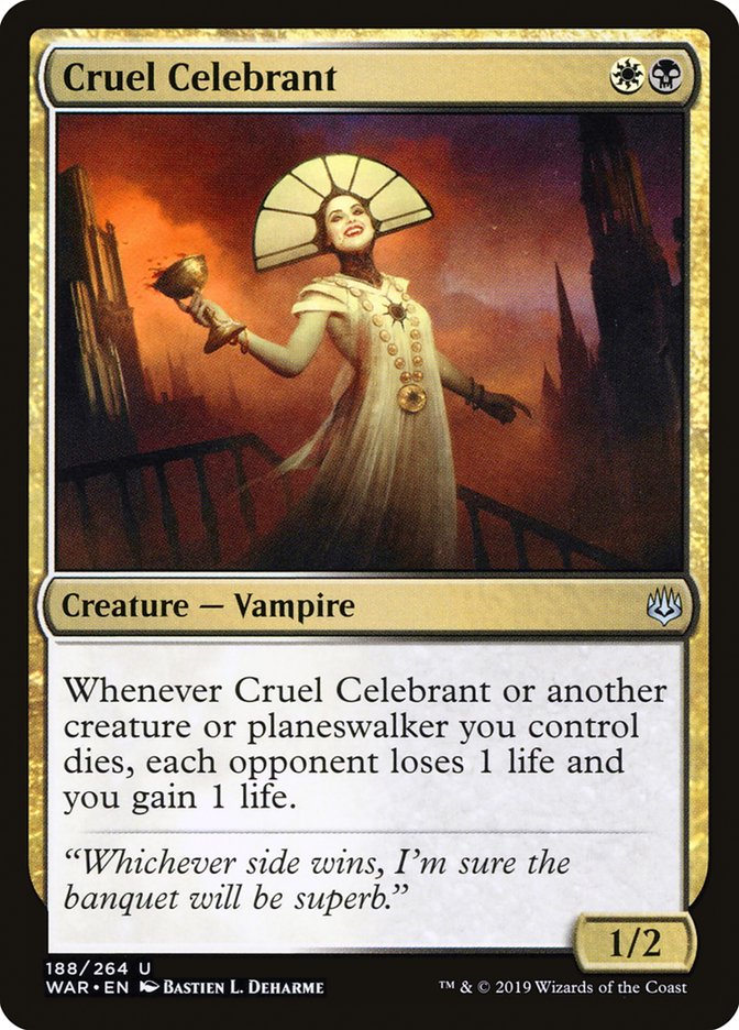 Cruel Celebrant [War of the Spark] | Local Legends