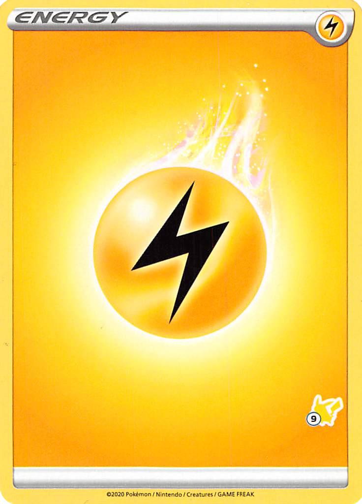 Lightning Energy (Pikachu Stamp #9) [Battle Academy 2022] | Local Legends