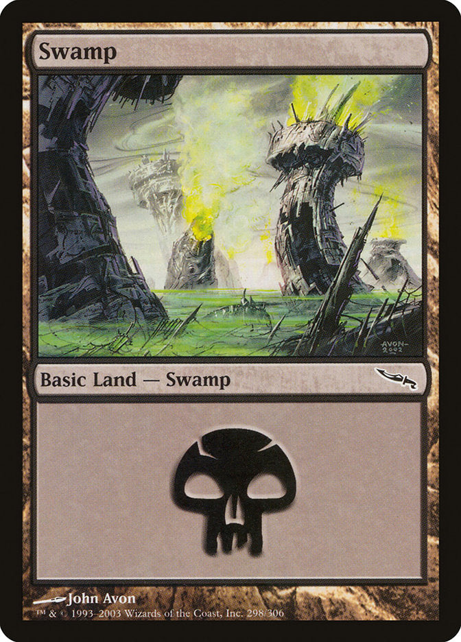 Swamp (298) [Mirrodin] | Local Legends