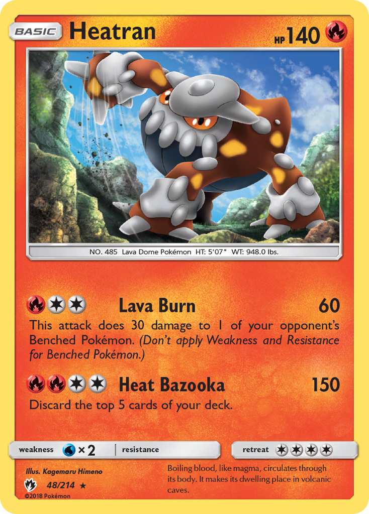 Heatran (48/214) [Sun & Moon: Lost Thunder] | Local Legends