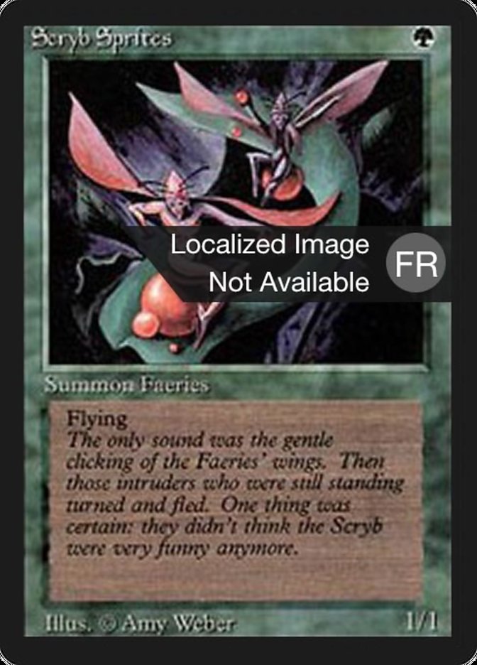 Scryb Sprites [Foreign Black Border] | Golgari Games