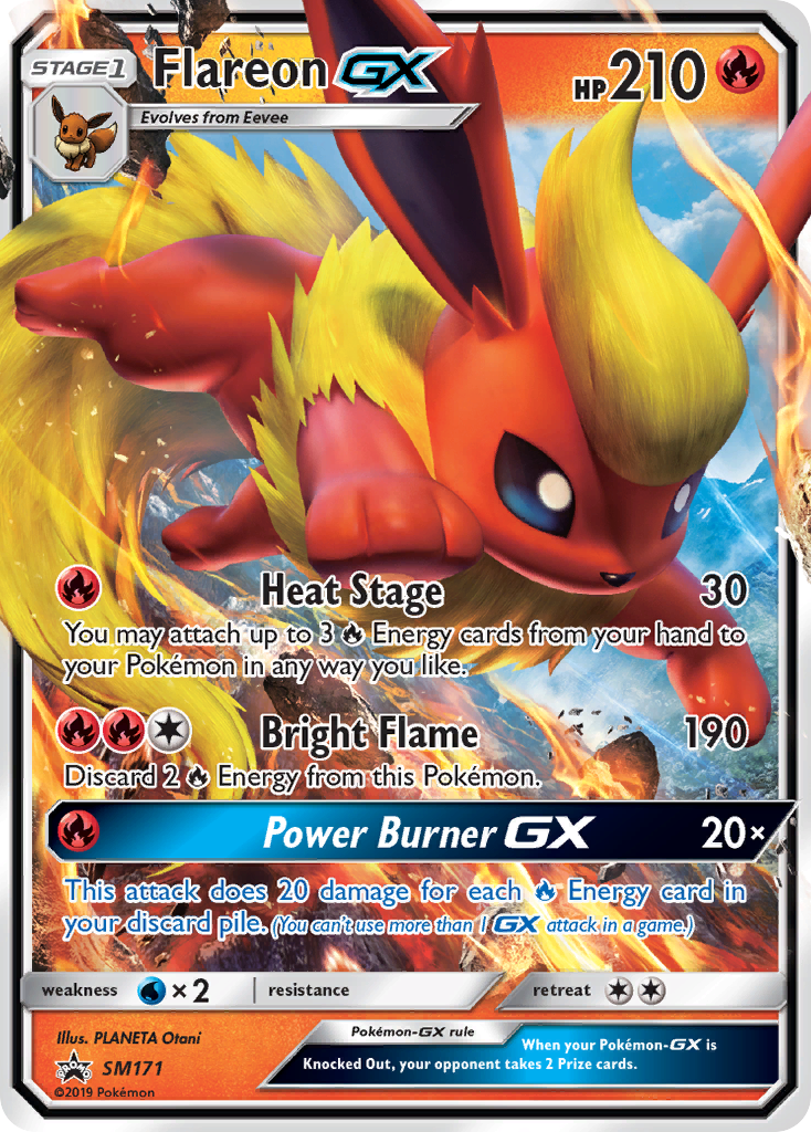 Flareon GX (SM171) [Sun & Moon: Black Star Promos] | Golgari Games