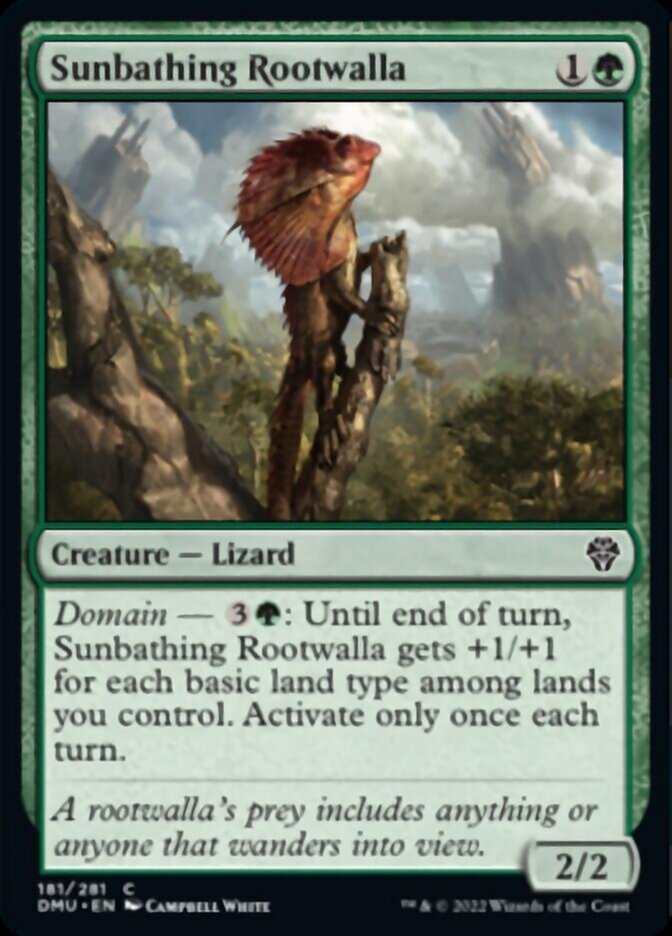 Sunbathing Rootwalla [Dominaria United] | Local Legends