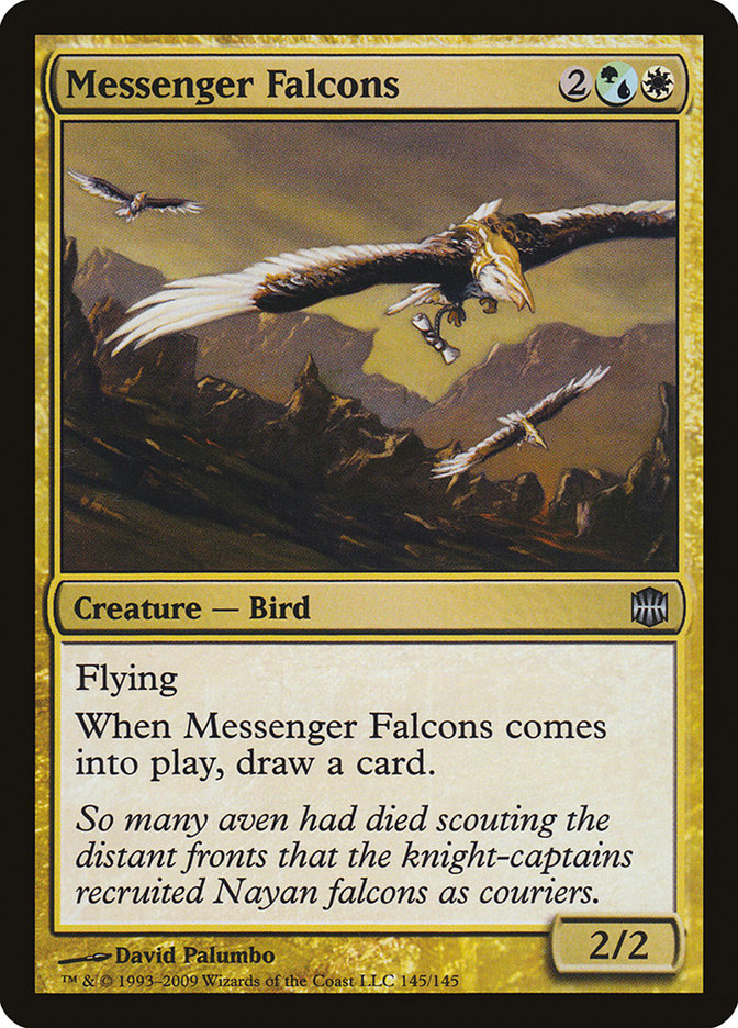 Messenger Falcons [Alara Reborn] | Golgari Games