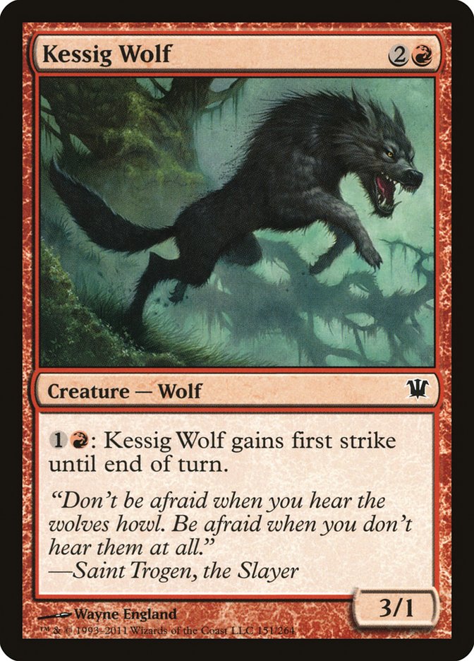 Kessig Wolf [Innistrad] | Golgari Games